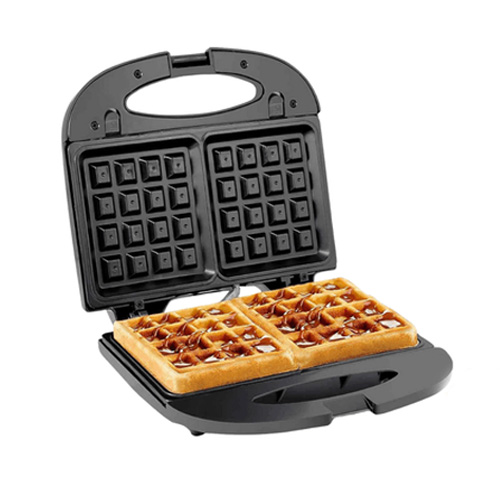 [R9582H-110V] WAFLERA DOBLE RAF 750W 110V NEGRO CON PLATEADO