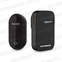 TIMBRE INALAMBRICO KINETICO NEGRO 110/240V 100U/C