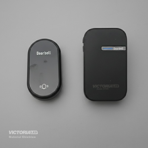 [VLRN01] TIMBRE INALAMBRICO KINETICO NEGRO 110/240V 100U/C