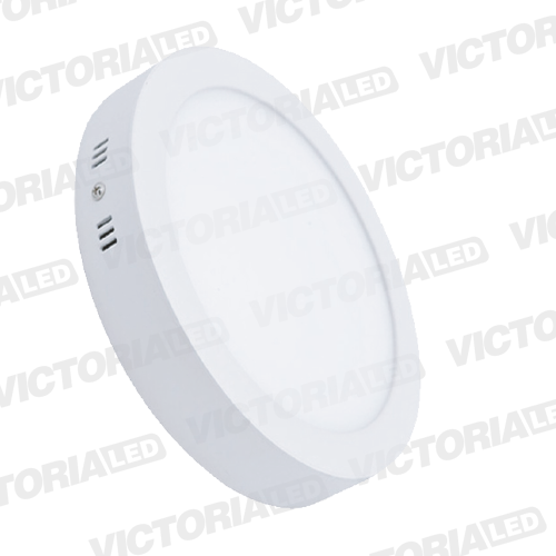[VP-SR 12W] VICTORIA LED PANEL 6500K 12W SOBREPUESTO REDONDO 40U/C