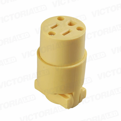 ENCHUFE HEMBRA 3P 110/250V 15A AMARILLO 25U/C