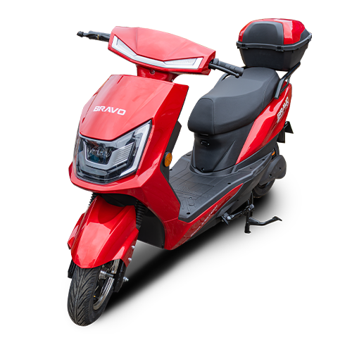 [BM53 ROJO] BRAVO SCOOTER ELECTRICO 1500W 60V20AH ROJO
