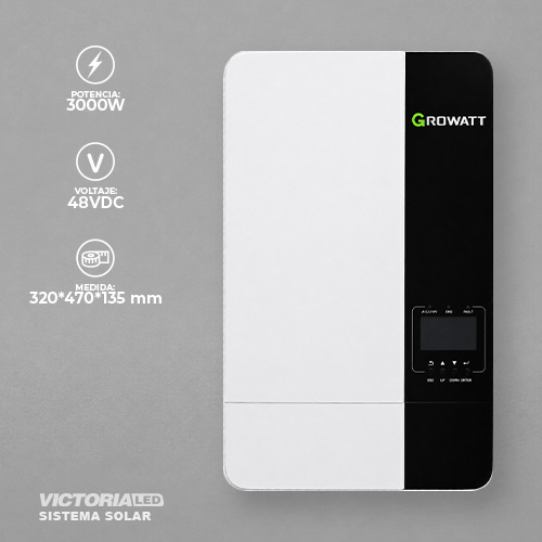 [SPF 3000TL LVM-ES] SOLAR INVERSOR 3KW AC110V DC48V MPPT80A OFF GRID