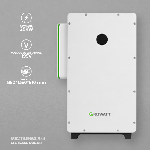 [WIT 28K HU US L2] SOLAR INVERSOR 28KW TRIFASICO DC48V MPPT32A*2 ON/OFF HIBRIDO