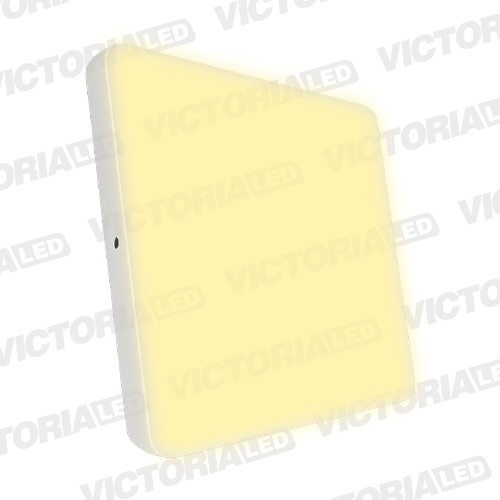 [VP-SCF 36W 3K] VICTORIA LED PANEL SIN BORDE 3000k 36W SOBREPUESTO CUADRADO 10U/C