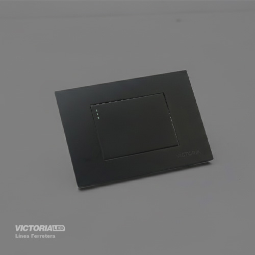 [VL-IN1N] INTERRUPTOR SIMPLE GRANDE CONMUTABLE 16A 125/250V PC NEGRO 10U/C