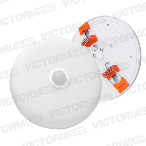 [VPES-18W] VICTORIA LED PANEL SIN BORDE 18W SENSOR EMPOTRABLE REDONDO