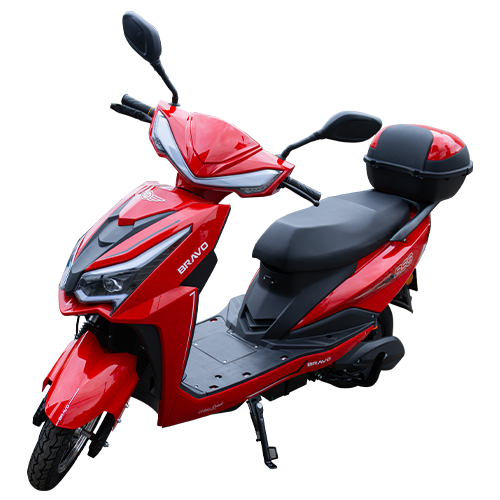 [BS8 ROJO] BRAVO SCOOTER ELECTRICO 2000W 72V20AH ROJO