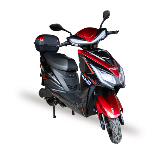 [BM54 VINO/NEGRO] BRAVO SCOOTER ELECTRICO 1200W 60V20AH VINO/NEGRO
